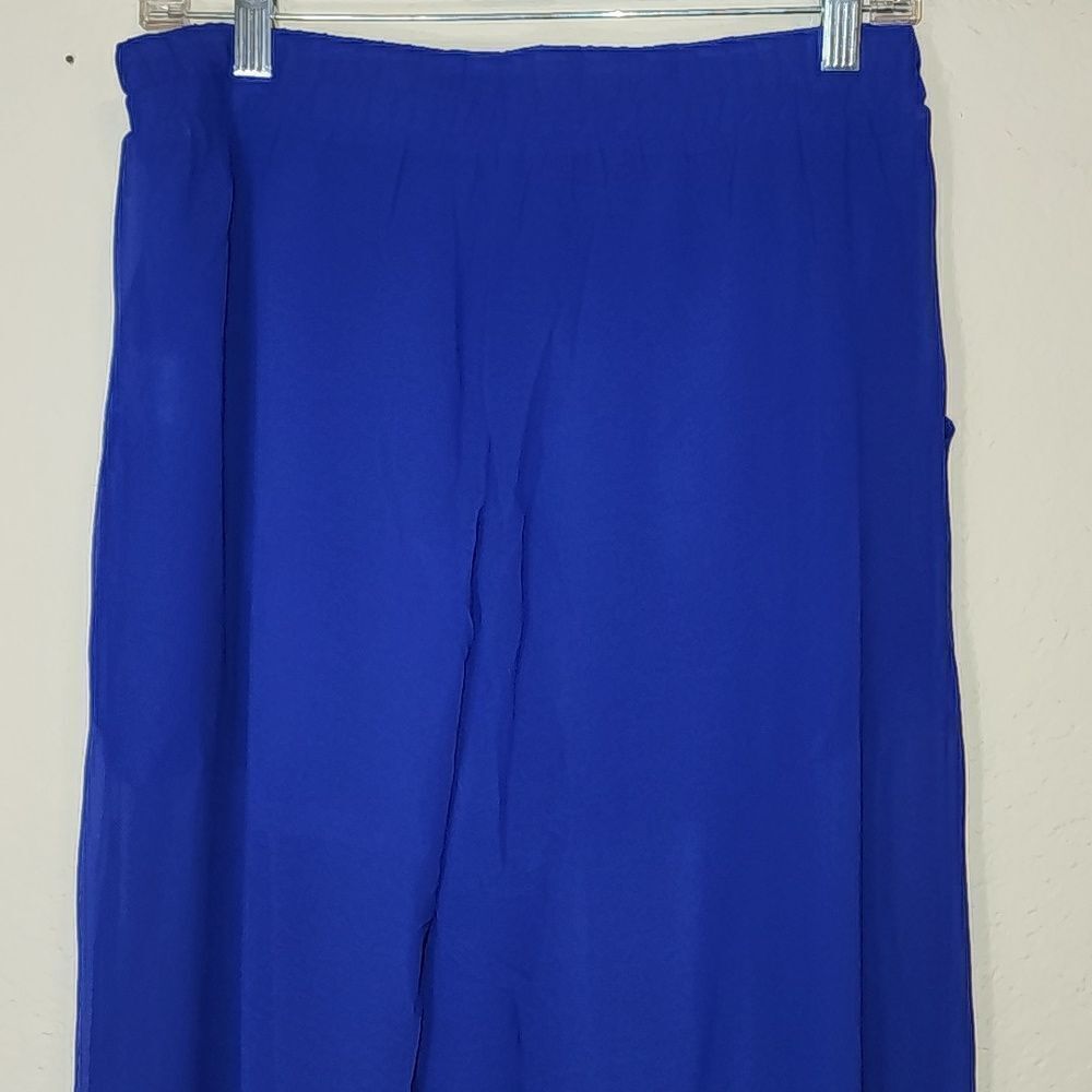 Uniq Blue Sheer Pants with Shorts under. Midnight blue/purple - Picture 4 of 5